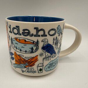 Starbucks Been There Series Idaho Mug 14oz Blue Interior Coffee Cup